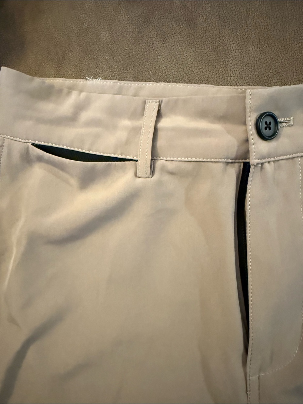 Aviator Khaki Performance Shorts Travel Shorts - Picture 5 of 6